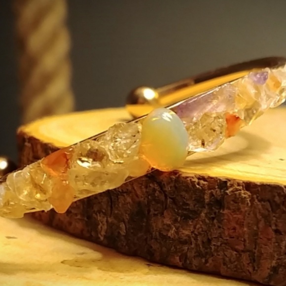 Handcrafted Bangle Cuff Bracelet - Picture 2 of 2